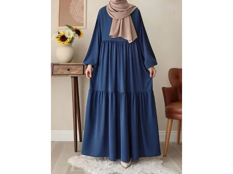 حجاب أزرق داكن